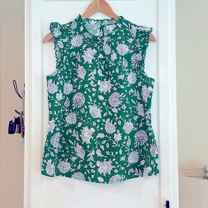 NWT JCrew Sleevless Shirt! Size Small!